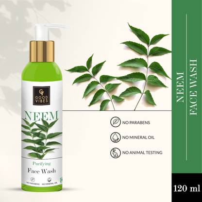 GOOD VIBES Neem Purifying  Face Wash