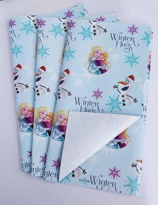 FKONLINE Design Frozen Theme Anna & Elsa Frozen Paper Gift Wrapper