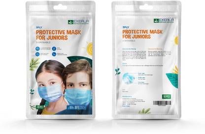 EXEALA Kids mask JR 112 Surgical Mask With Melt Blown Fabric Layer