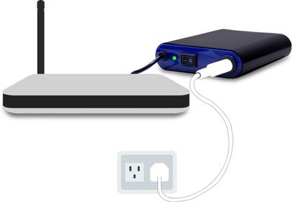 AMA 6000 mAH continuously power back up Power Backup for Router