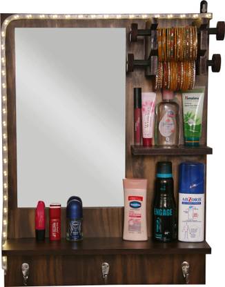 G-STAR ENTERPRISES WALL MOUNTED Dressing Table with LED strip light Lighted Mirror
