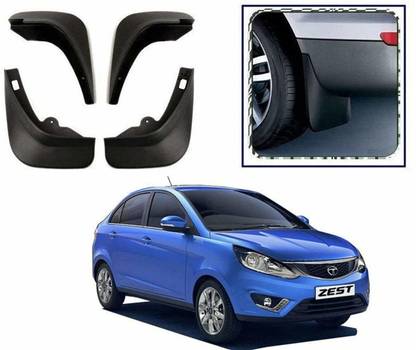 Gee Cee Front Mud Guard, Rear Mud Guard For Tata Zest 2014, 2015, 2016, 2017, 2018, 2019