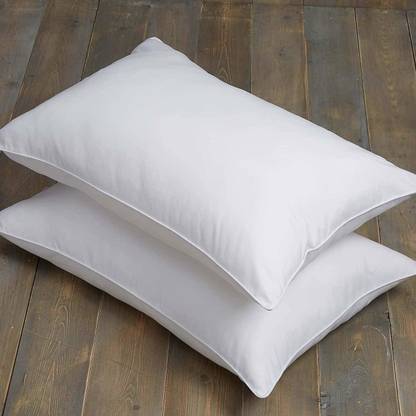 NRBS Cotton Solid Sleeping Pillow Pack of 2
