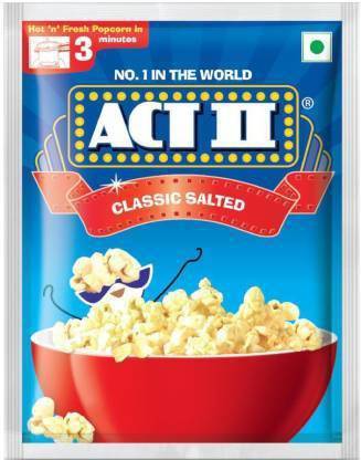 ACT II Classic salt Popcorn 40 gm Pack Of 15 corn Popcorn