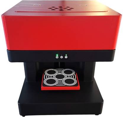3IdeaTechnology Coffee Printing Machine, Latte Art Printer Intelligent Coffee Latte Maker 4 Cups USB Win7 Support for Coffee Pastry Yogurt Biscuits Multi-function Color Ink Tank Printer