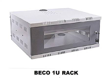 Beco BECO High Grade Networking Rack CCTV/DVR / NVR Cabinet Box/DVR Rack Wall Mount with Lock/Network Rack/Server Rack with Power Socket - 2U Iron Wall Shelf (Number of Shelves - 1, Grey) Iron Wall Shelf