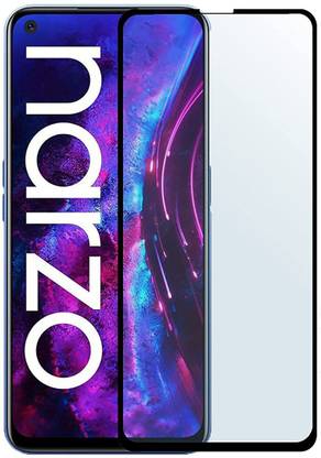 NKCASE Edge To Edge Tempered Glass for realme Narzo 30 5G