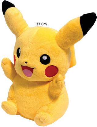 Unnati collection Teddy Combo Pikachu Soft Teddy -32 cm PIKA-PIKA PIKACHU SOFT TOY VELVET  - 32 mm