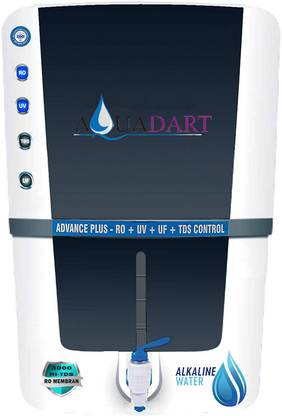 AquaDart Premium Alkaline Water Purifier With Japanese UV Lamp And High 3000 TDS Membrane 12 L RO + UV + UF + TDS Water Purifier