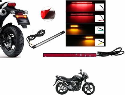 KOZDIKO 48 SMD Flexible Led Strip Tail Light Bike Brake Light with Red and Yellow Color Turn Indicator Signals Light for Suzuki gs150r Black Tail Light Motorbike LED for Suzuki (12 V, 18 W)