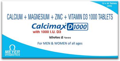 Calcimax D D1000 mg_ 30 tablets