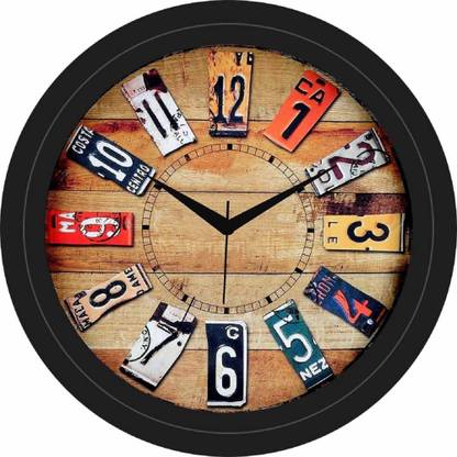 RUDRAAKSH Analog 28 cm X 28 cm Wall Clock