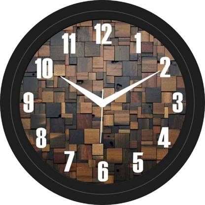 RUDRAAKSH Analog 28 cm X 28 cm Wall Clock