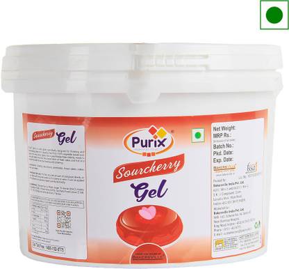 PURIX SOUR CHERRY Gel Cold Glaze, (Ready to Use) Topper