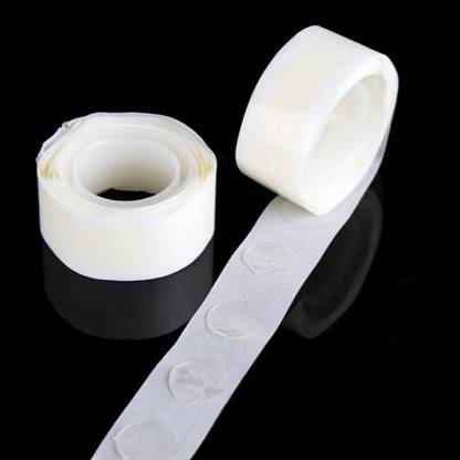 Bash N Splash Solid Double Sided Balloon Glue Dots 200 Pc Glue Dots Roll of 100 each (2 Roll) Balloon