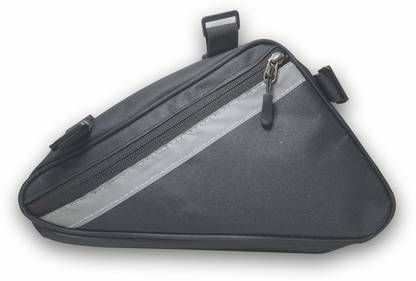Protos India.Net Cycle Bag Triangle Saddle Frame Strap-On Pouch for Cycling Bicycle Phone Holder