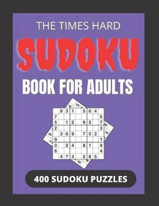 The times hard sudoku book for adults 400 sudoku puzzles