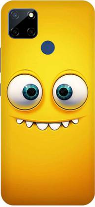 Zaplab Back Cover for Realme Narzo 20, RMX2193 Cool Emoji Funny Cartoon Printed Back Cover
