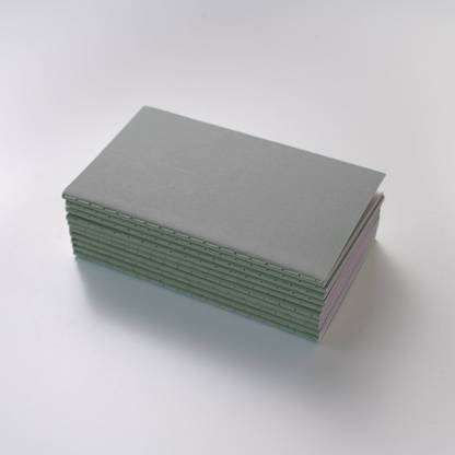 INNAXA A6, Travelers' Notebook Thread-Bound Journal Diary Memo Pad, 32 Sheets, Pack of 10 (Grey, A6) A6 Notebook Blank 64 Pages