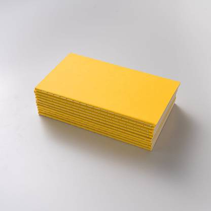 INNAXA A6, Notebook Thread-Bound Journal Diary , Pack of 10 (Mango Yellow, A6) A6 Notebook UNRULLED 64 Pages