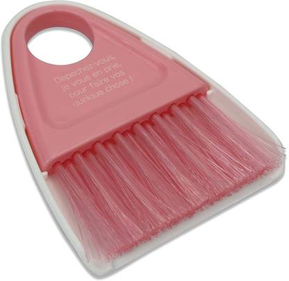 AltiCare Mini Cleaning Broom and Dustpan Set Mini Desk Cleaning Brush and Duster Computer Keyboard Desktop Car Table Broom - Random Color Plastic Up Right Dustpan