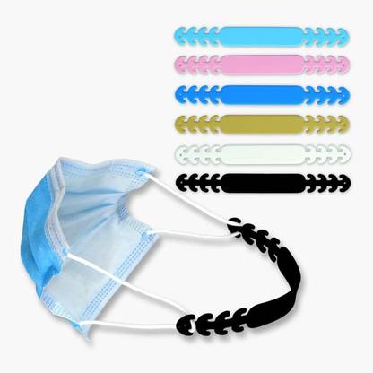 Alesso 12 Pcs Adjustable Mask Extender Strap, Mask Holder Ear Plug