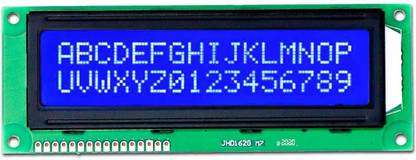 Electronic Spices 16 x 2 (JHD162A) Blue/White color DC 5V Character LCD display module FOR ALL TYPE OF DEVLOMENT BOARD Electronic Components Electronic Hobby Kit