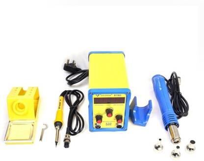Indian Hobby Center 2-IN-1 HOT AIR AND SOLDERING STATION Electronic Components Electronic Hobby Kit