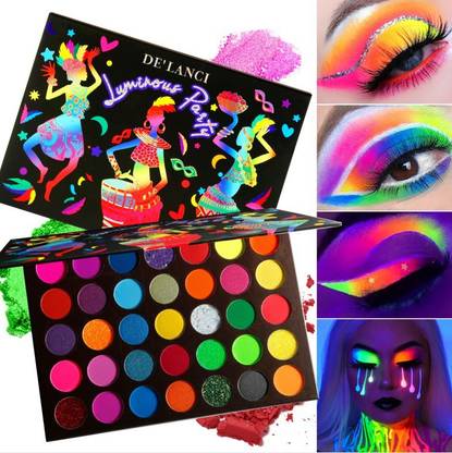 Delanci 35 Colors Luminous Party EyeShadow Palette 1
