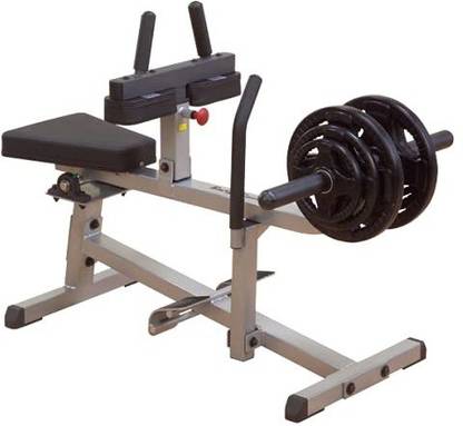 KANG Seated Calf Raise Operates 3:1 Weight Ratio for Developing Calves 39 H x 47Lx 20 Multipurpose Fitness Bench