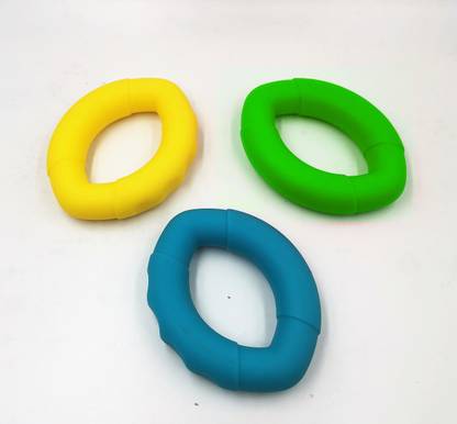 Healthcave Silicone Palm Grip Exerciser/ Palm Strengthener ( Pack of 3 ) Hand Grip/Fitness Grip