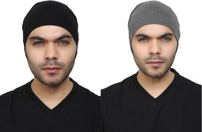Bismaadh Slouchy Lightweight Cotton & Spandex Fashion Beanie for Running, Cycling, Gym Skull Cap – Men & Women Head Band