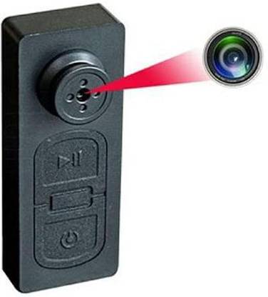 Maizic Smarthome Hidden Disguised Shirt Black Button Camera Mini Spy Camera Security Camera