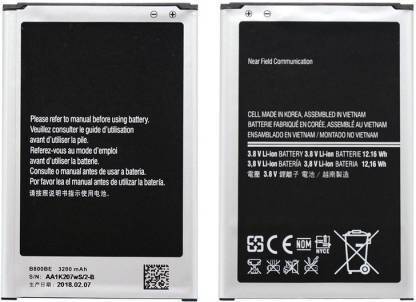 TECHQPMENT Mobile Battery For  Samsung Galaxy Note 3 N9000 N9006 N9005 (ORIGINAL TESTED BACKUP GUARANTEED 100%)