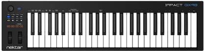nektar GX49 49-Key Full-Size Velocity-Sensitive USB Midi Keyboard Controller with Nektar DAW Integration and Free Professional Recording Software Digital Portable Keyboard