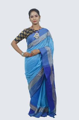 Ikkat Handloom Pure Cotton Saree