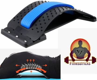 Fitnesstricks Back Stretcher, Multi-Level Back Massage Stretcher Device Back & Abdomen Back / Lumbar Support