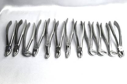 API Extraction Forceps Kit 12pc Dental Elevator