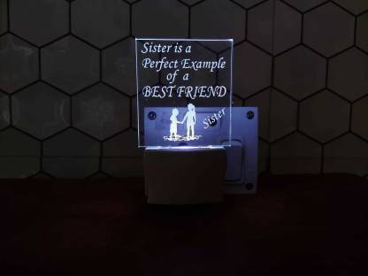 Pawan SISTER IS A BROTHER LED LAMP Night Lamp