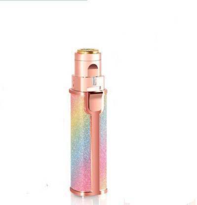 BORIS Eyebrow Epilator Female Body Facial Hair Removal Also works perfect on peach fuzz or fine hair. Daily Make Up Maintenance :Portable and Stylish] .(Multicolor) {PACK OF ONE} Wax