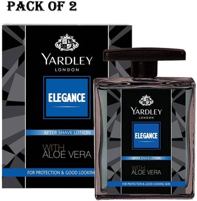 YARDLEY LONDON ELEGANCE AFTER SHAVE LOTION 100 PAK OF 2
