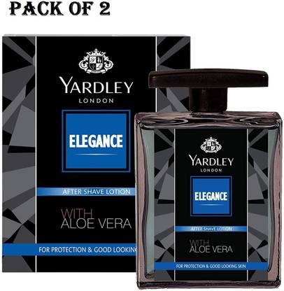 YARDLEY LONDON ELEGANCE AFTER SHAVE LOTION 100ML PACK OF 2 W