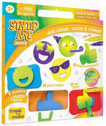 Imagimake IMAGI MAKE STAMP ART - SMILEY