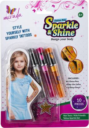 Mirada TATTOO PENS SPARKLE & SHINE