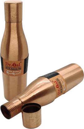 Punamiya Stores Dr jal Plain Copper Bottle 1100 ml Bottle