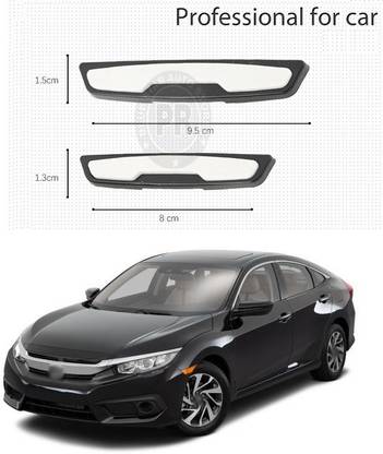 PROEDITION Car Door Edge Guards Defender Auto Door Scratch (white Silver,4 Pieces) a68 Matte, Glossy, Chrome Honda Civic Side Garnish
