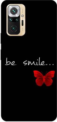 bigcraft Back Cover for Redmi Note 10 Pro Be smile Butterfly back cover