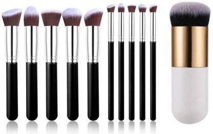 Glemmi FOUNDATION BRUSH WHITE AND BLACK BRUSH 11