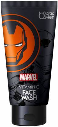 Qraa Iron Man Frame Freezer -Anti Ageing Vitamin-C  Face Wash
