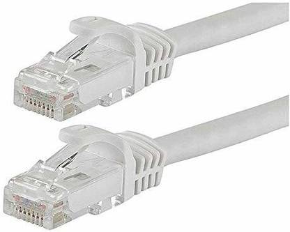 Sharp beak LAN Cable 2 m Terabyte Cat6 2m White Lan Cable - High Speed , premium quality